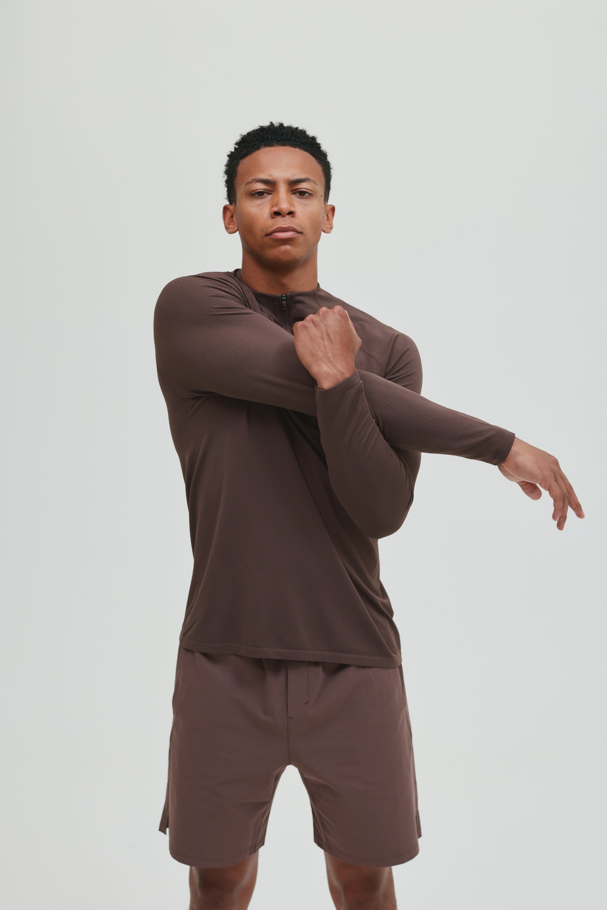 CORE SEAMLESS QUARTER ZIP