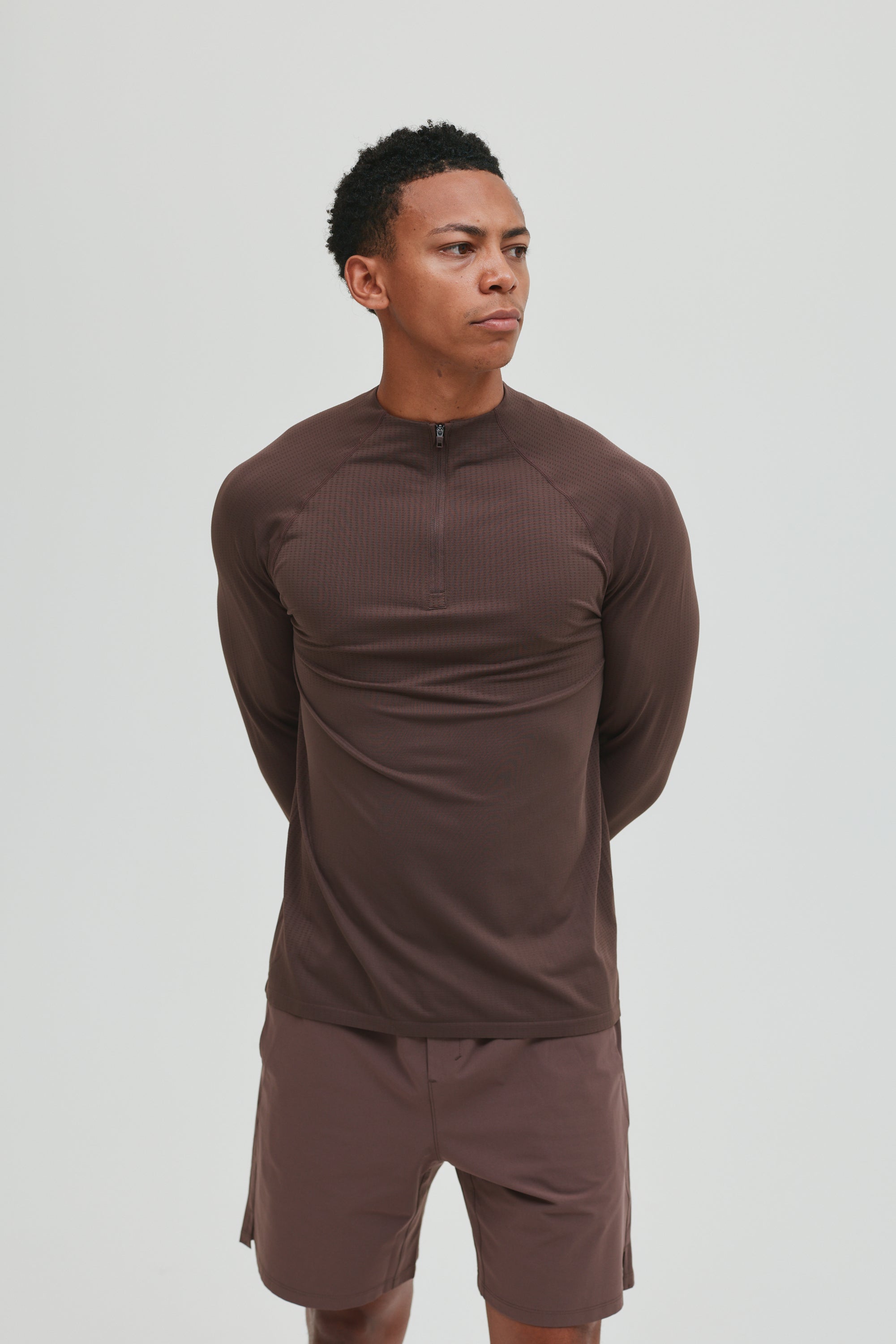 CORE SEAMLESS QUARTER ZIP