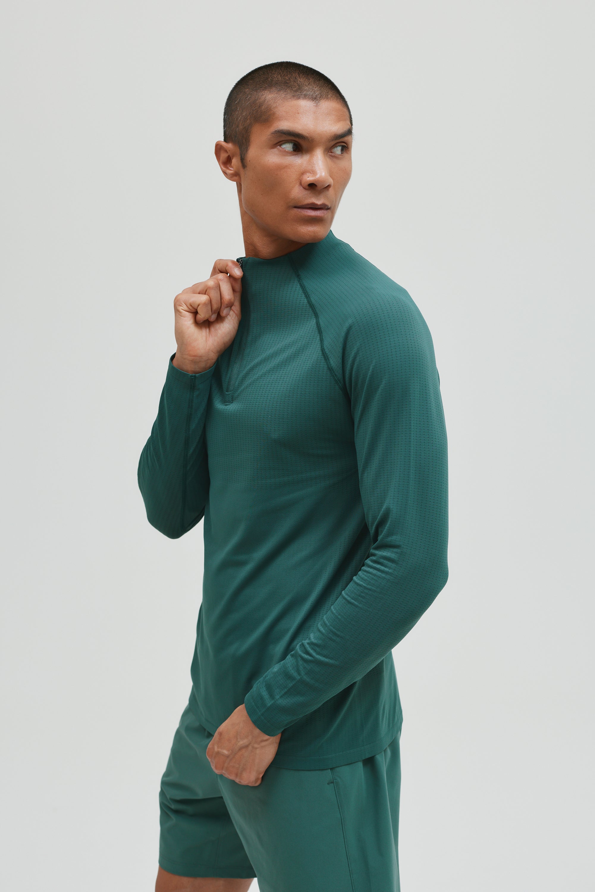 CORE SEAMLESS QUARTER ZIP