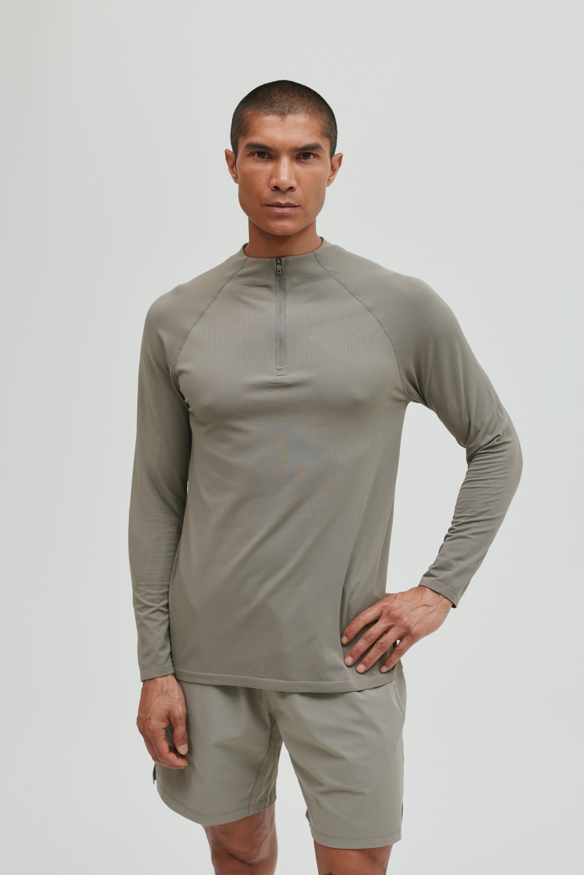CORE SEAMLESS QUARTER ZIP