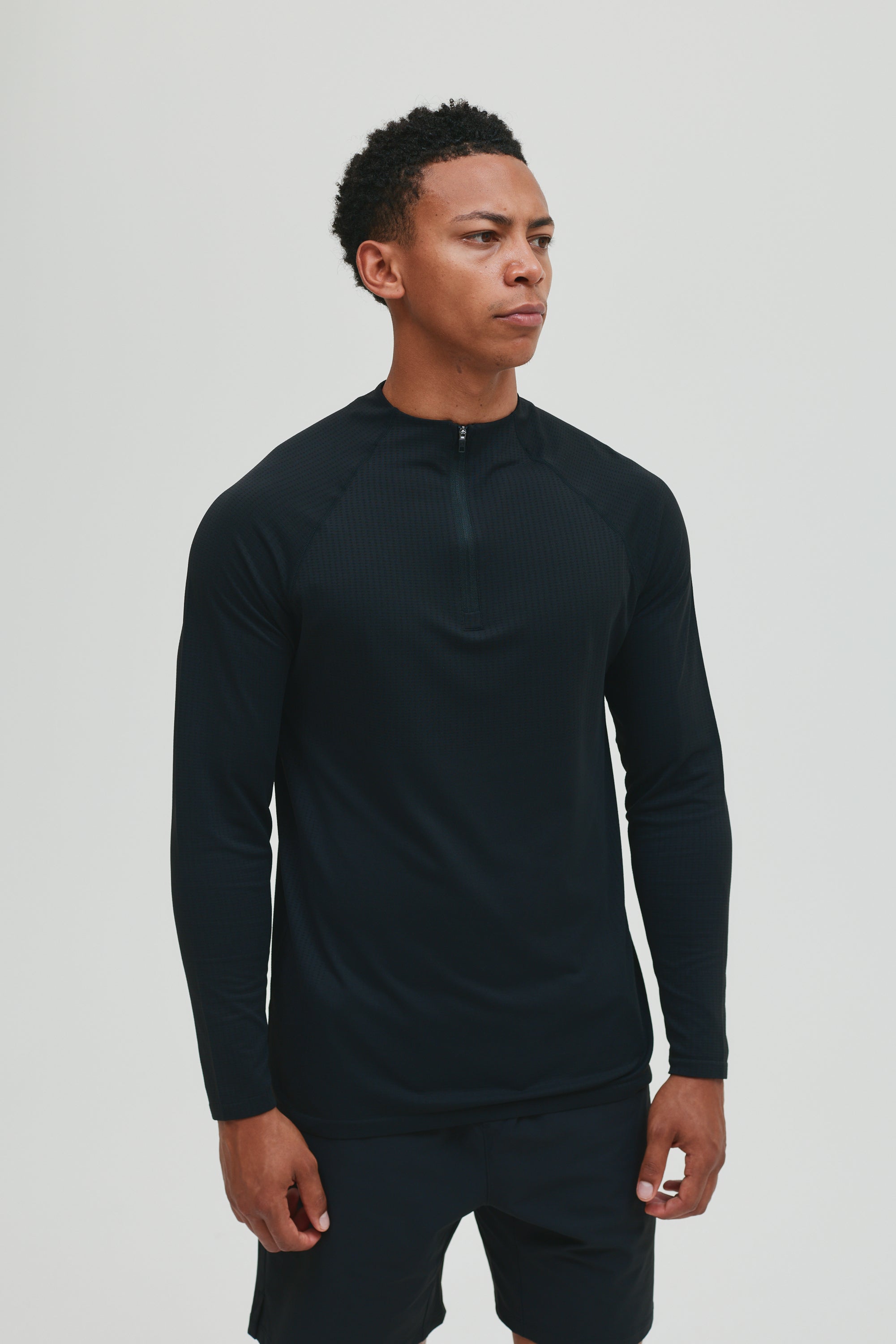 CORE SEAMLESS QUARTER ZIP