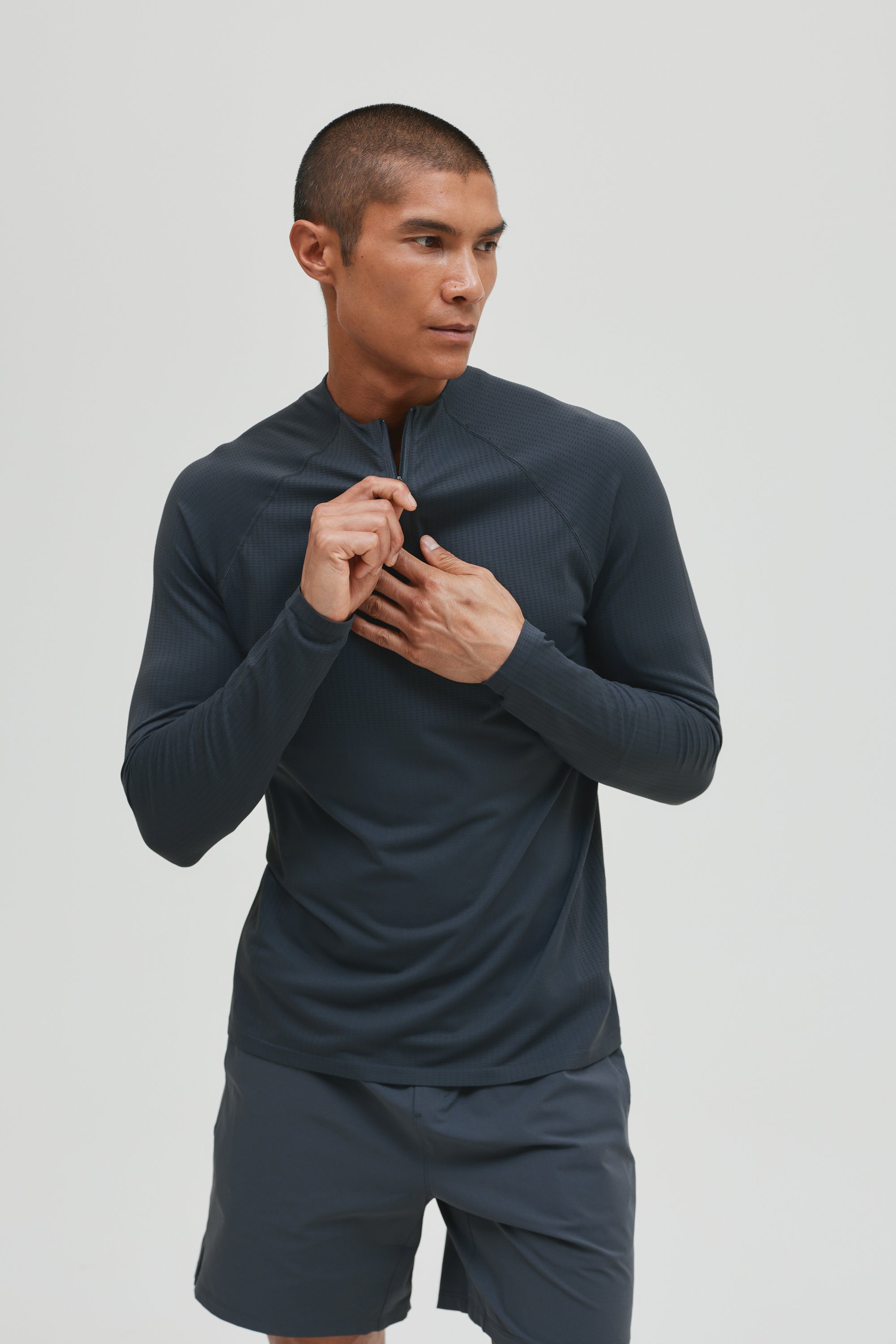 CORE SEAMLESS QUARTER ZIP