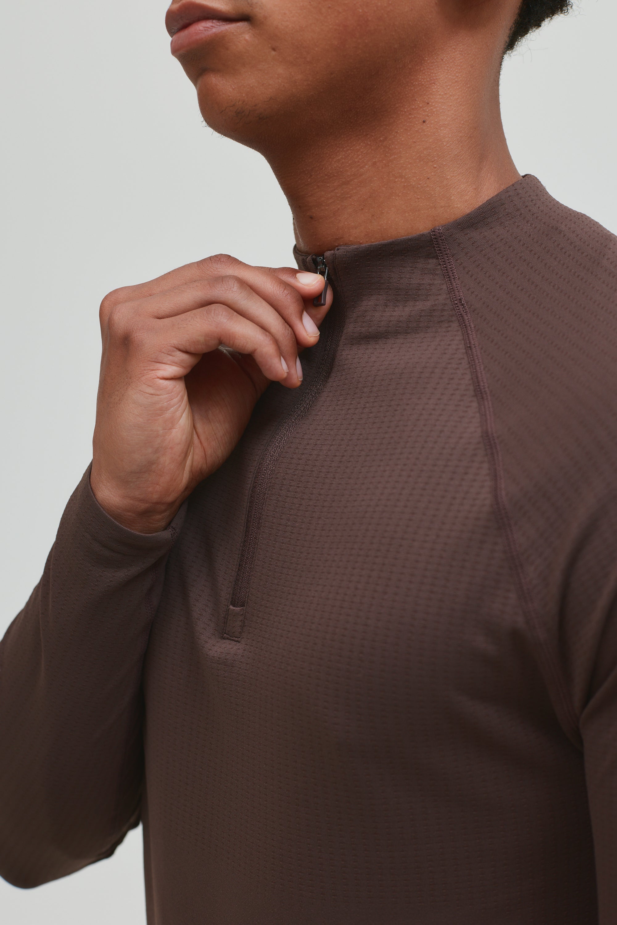 CORE SEAMLESS QUARTER ZIP