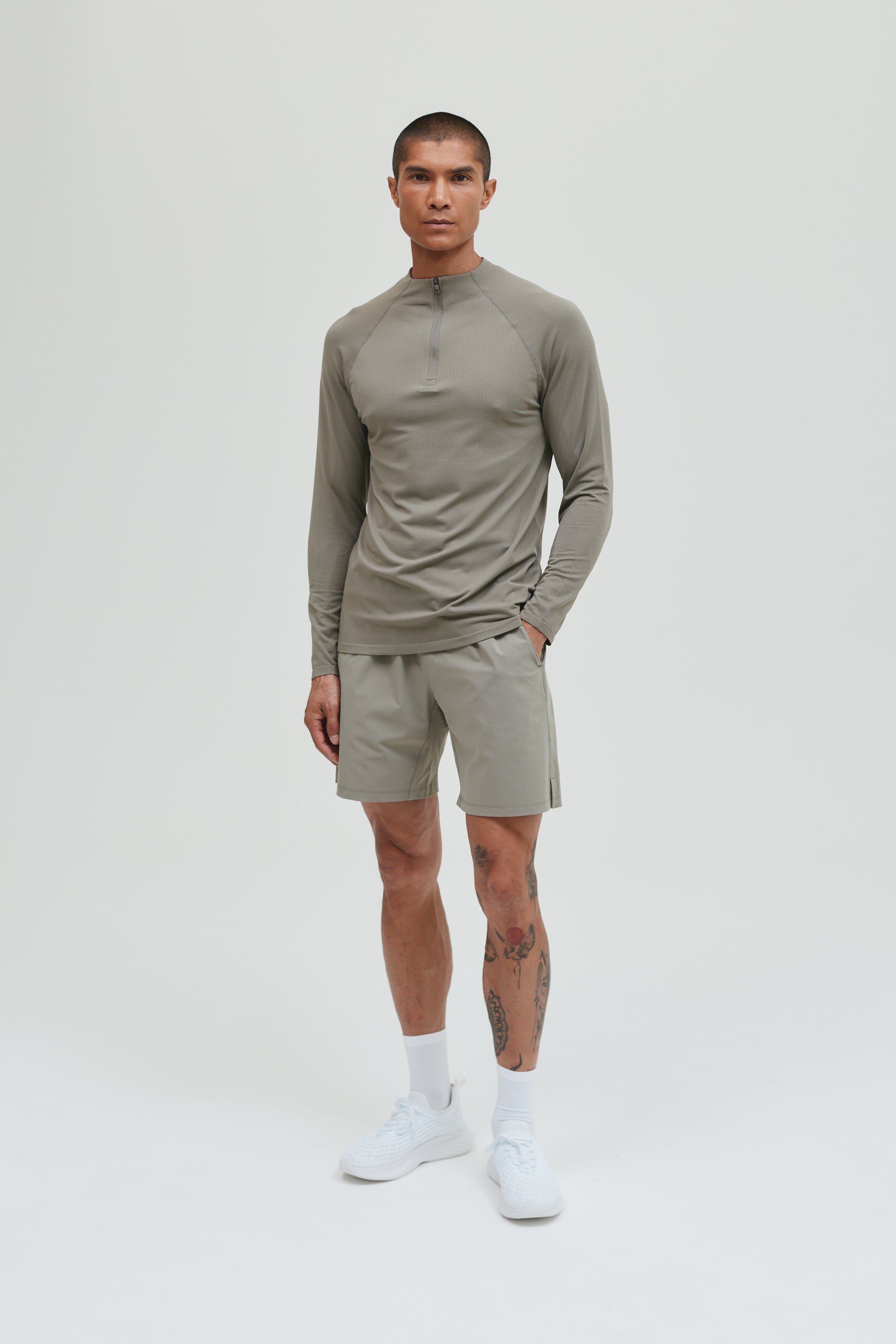 CORE SEAMLESS QUARTER ZIP