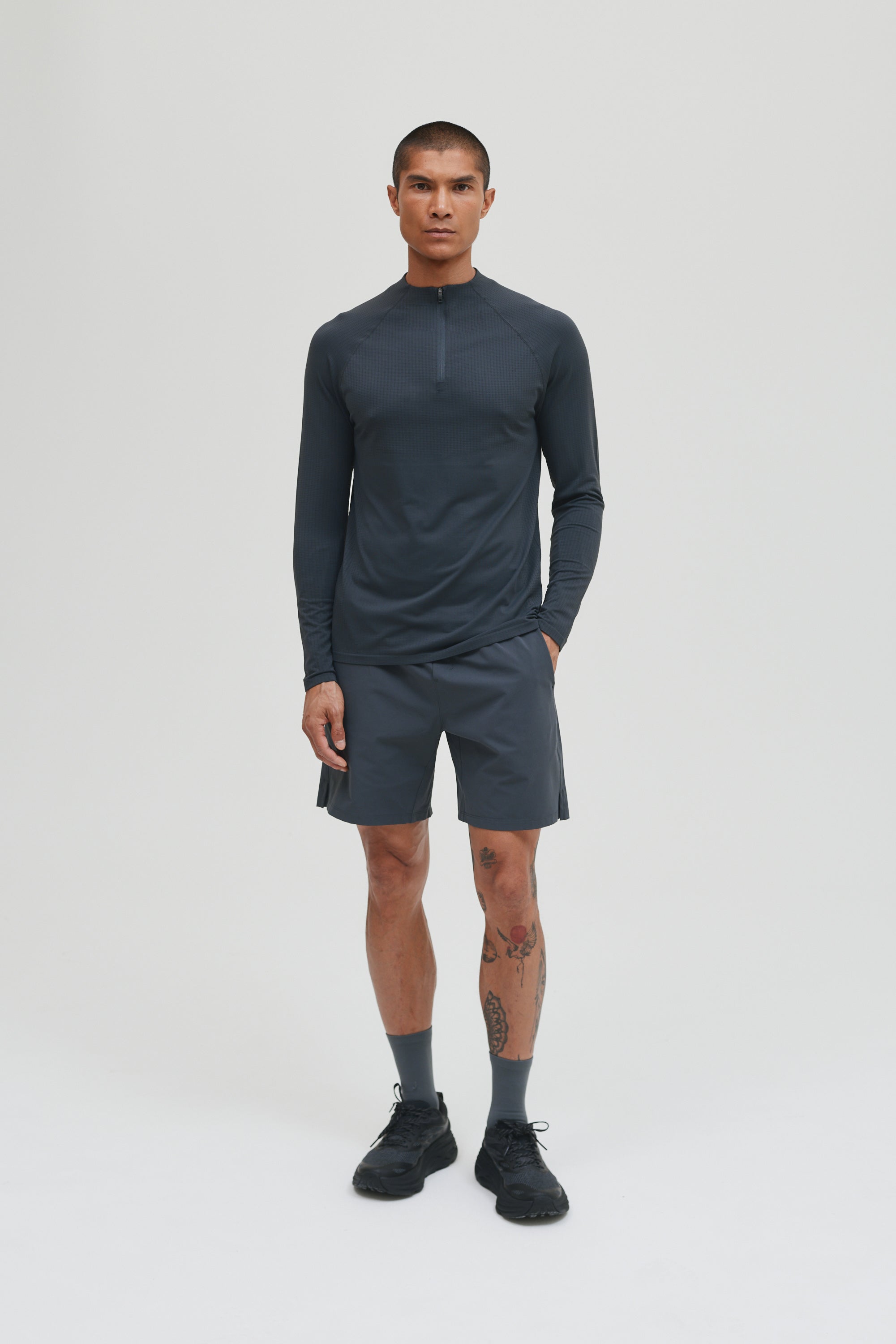 CORE SEAMLESS QUARTER ZIP