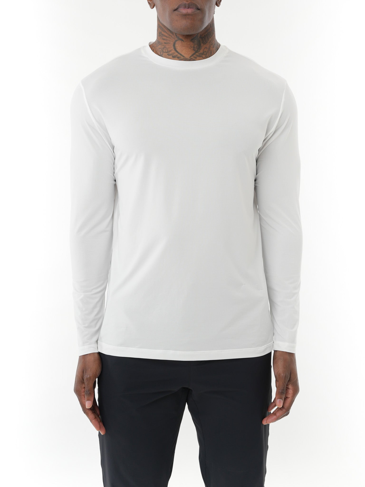 AERO LONG SLEEVE T-SHIRT - WHITE