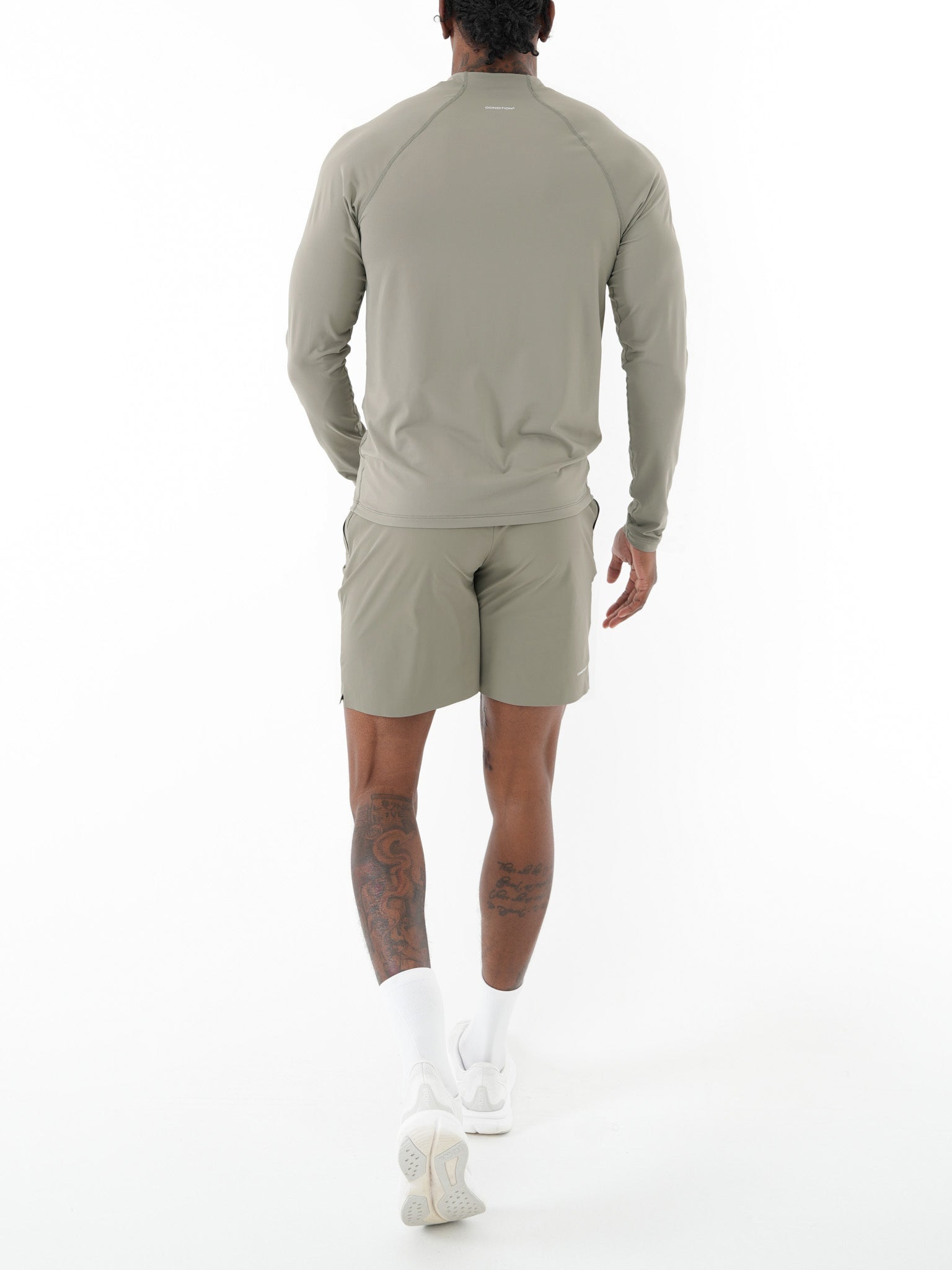 CORE QUARTER ZIP TOP - OLIVE