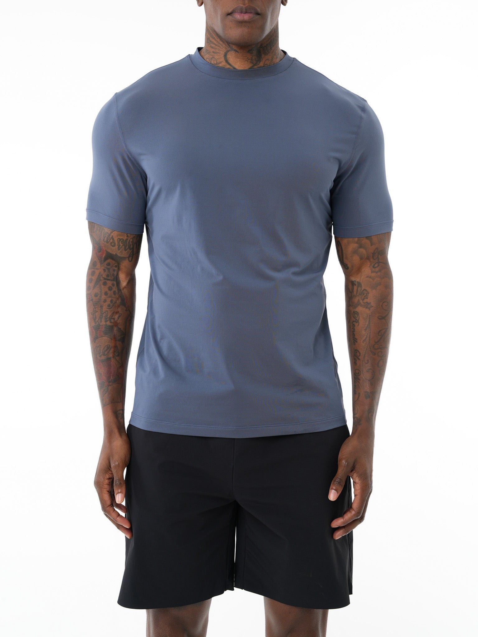 AERO T-SHIRT - STEEL BLUE